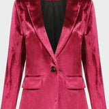 Kiara - Refined Velvet Coat