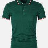 Nate - Button-Closure Knit Polo