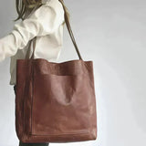 Matilda - Classic Faux Leather Shoulder Bag